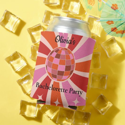 Letzte Disco Retro-Junggeselinnen-Abschied Dosenkühler (In Situ Sommer)