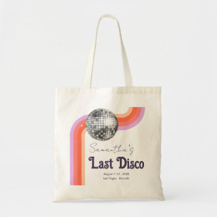 Letzte Disco Retro Junggeselinnen-Abschied Totasch Tragetasche