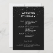 Letzte Disco Retro Silver 70er Bachelorette Wochen Einladung (Rückseite)