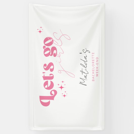Letzte Disco Rodeo Bachelorette Banner (Vertikal)