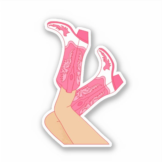 Letzte Disco Rodeo Bachelorette Stickers Aufkleber (Vorderseite)
