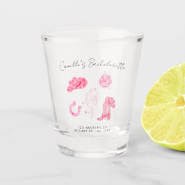 Letzte Disco Rodeo Bachelorette Week-end Party Schnapsglas