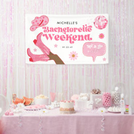 Letzte Disco Rodeo Junggeselinnen-Abschied Banner