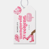 Letzte Disco Rodeo Junggeselinnen-Abschied Geschenkanhänger (Vorderseite)