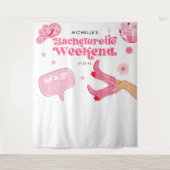 Letzte Disco Rodeo Junggeselinnen-Abschied Wandteppich (Vorderseite)