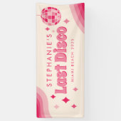 Letzte Disko-Junggeselinnen-Abschied-Banner Banner (Vertikal)