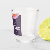 Letzte Disko Retro Rosa Bachelorette Wochenende Schnapsglas (Rechts)