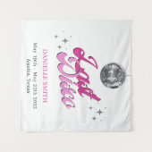 Letzte Diskothek Bachelorette Theme Ball Foto Hint Wandteppich (Vorderseite (Horizontal))