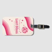 Letzte Diskothek Bachelorette Wochenende Custom Lu Gepäckanhänger (Vorderseite (Horizontal))
