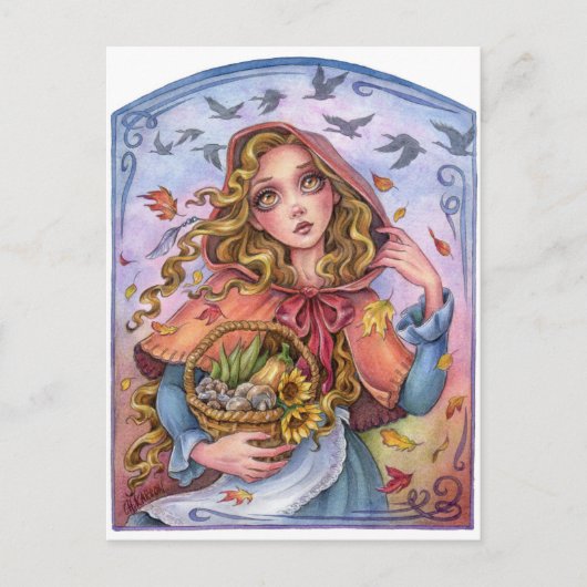 Letzte Ernte Postkarte (Vorderseite)