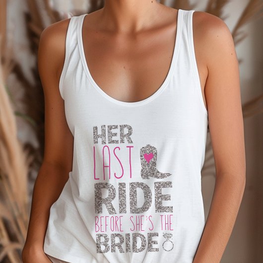 Letzte Fahrt Bachelorette Tank Top