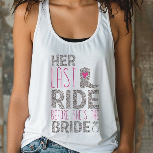 Letzte Fahrt Bachelorette Tank Top