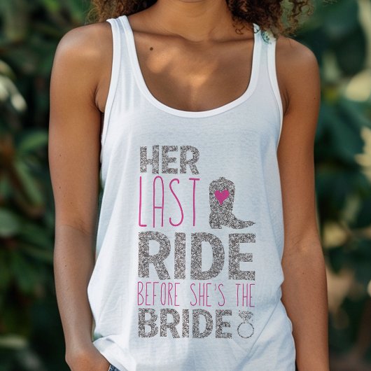 Letzte Fahrt Bachelorette Tank Top