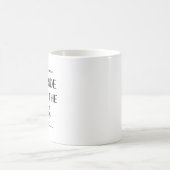 Letzte Fahrt vor der Braut Kaffeetasse (Mittel)