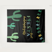 Letzte Fiesta Cactus Bachelorette Foto Hintergrund Wandteppich (Vorderseite (Horizontal))