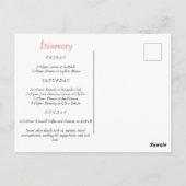 Letzte Fiesta Margarita Bachelorette Einladung Postkarte (Rückseite)