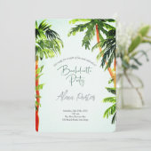 letzte Fling vor dem Bachelorette-Bash Einladung (Stehend Vorderseite)