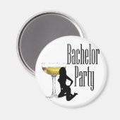 Letzte Flying-Fit-Bachelor-Party Magnet (Vorderseite/Rückseite)