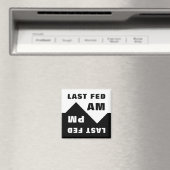 Letzte Gefüttert Am, Letzte Gefüttert PM Magnet (In Situ (Geschirrspüler))