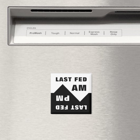 Letzte Gefüttert Am, Letzte Gefüttert PM Magnet (In Situ (Geschirrspüler))