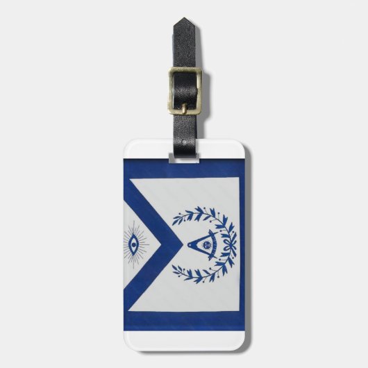 Letzte HauptSchürze F&AM Gepäckanhänger (Vorderseite vertikal)