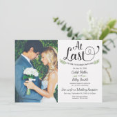 Letzte Hochzeit Einladung (Stehend Vorderseite)