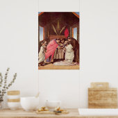 Letzte Kommunion von St. Jerome - Botticelli Poster (Küche)