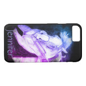 Letzte Kurve (lila) Case-Mate iPhone Hülle (Rückseite (Horizontal))