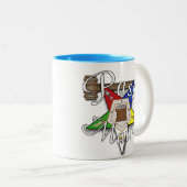 Letzte Matronen-Anerkennung Zweifarbige Tasse (VorderseiteRechts)