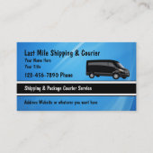 Letzte Meile Versand & Kurier Visitenkarte (Vorderseite)