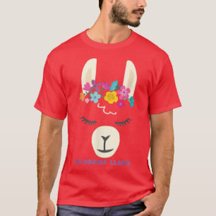 Letzte Minute Hanukkah No Drama Llama Alpaca T-Shirt