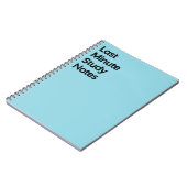 Letzte-Minute-Studiennotizbuch Notizblock (Linke Seite)