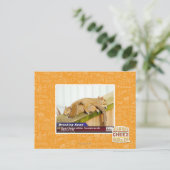 Letzte Nachrichten Postkarte (Stehend Vorderseite)