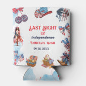 Letzte Nacht der Unabhängigkeit 4. von Bachelorett Dosenkühler (Rückseite)