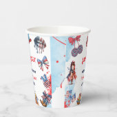 Letzte Nacht der Unabhängigkeit 4. von Bachelorett Pappbecher (Links)