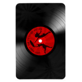 Letzte Nacht Rettete der DJ meinen Life Vinyl Reco Magnet (Vertikal)