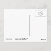 Letzte Nacht Rettete der DJ meinen Life Vinyl Reco Postkarte (Rückseite)