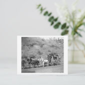Letzte Reise der "Deadwood Coach" Fotografie Postkarte (Stehend Vorderseite)