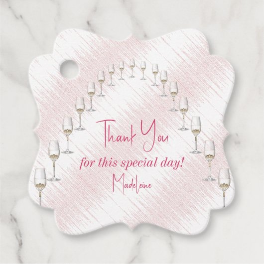 Letzte Rendez Veuve Bachelorette Wochenendreise Geschenkanhänger (Vorderseite)