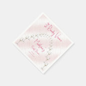 Letzte Rendez Veuve Bachelorette Wochenendreise Serviette (Ecke)