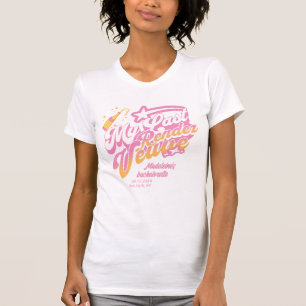 Letzte Rendez Veuve Rosa Orange Junggesellinnenabs T-Shirt