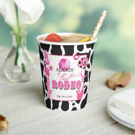 Letzte Rodeo Bachelorette/Brautparty Party Cups Pappbecher