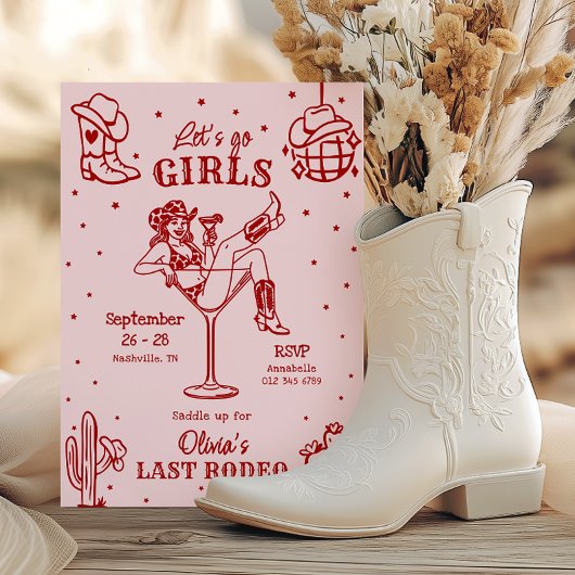 Letzte Rodeo Bachelorette Wochenende Ausflug Doodl Einladung