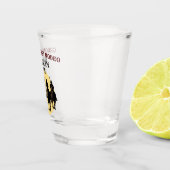 Letzte Rodeo Cowboys Trauzeugen Name Bachelor Part Schnapsglas (Rechts)