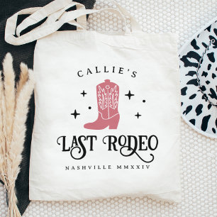Letzte Rodeo-Cowgirl-Junggesellinnenparty Tragetasche