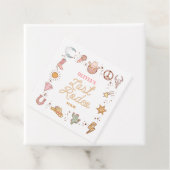 Letzte Rodeo Disco Cowgirl Bachelorette Wochenende Geschenkanhänger (Beispiel)