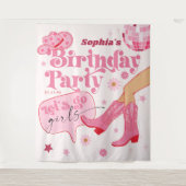 Letzte Rodeo-Junggeselinnen-Abschied-Hintergrund d Wandteppich (Vorderseite)