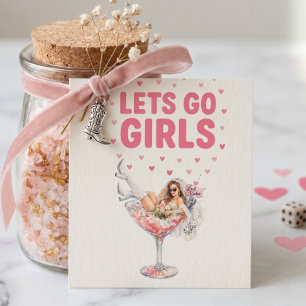 Letzte Rodeo-Junggesellinnen-Woche Party Geschenkanhänger