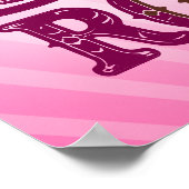 Letzte Rodeo Pink Cowgirl Nash Bash Bach Willkomme Poster (Ecke)