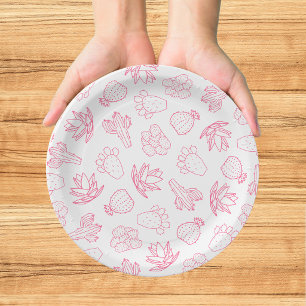 Letzte Rodeo Rosa Junggesellinnenabschiedsparty Pappteller